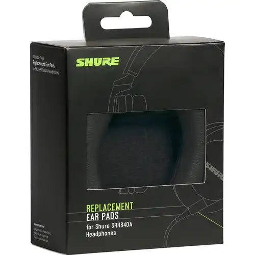 Shure SRH440A-PADS Replacement Earpads - Professional Memory Foam Ear Cushions for SRH440A Studio Headphones with Comfort and Acoustic Performance Microphones Shure