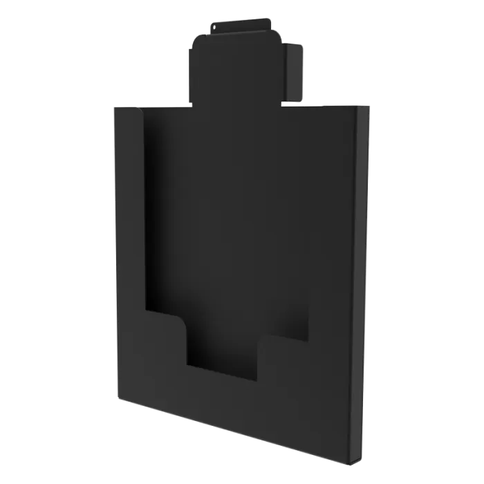 ViewSonic STND-042-LH1 Literature Holder Attachment, Black, Brochure & Pamphlet Display Accessory for STND-042 Retail Stand ViewSonic
