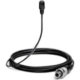 Shure TwinPlex TL45B/O-LEMO Omnidirectional Subminiature Lavalier Microphone – Black, Low Sensitivity, 3-Pin LEMO Connector Microphones Shure