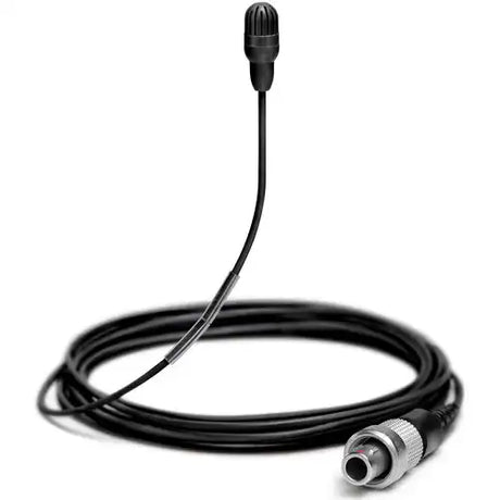 Shure TwinPlex TL45B/O-LEMO Omnidirectional Subminiature Lavalier Microphone – Black, Low Sensitivity, 3-Pin LEMO Connector Microphones Shure