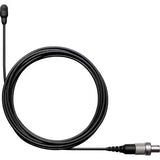 Shure TwinPlex TL46B/O-LEMO Omnidirectional Subminiature Lavalier Microphone – Black, High Sensitivity, 3-Pin LEMO Connector Microphones Shure
