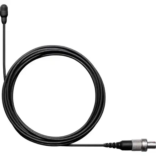 Shure TwinPlex TL46B/O-LEMO Omnidirectional Subminiature Lavalier Microphone – Black, High Sensitivity, 3-Pin LEMO Connector Microphones Shure