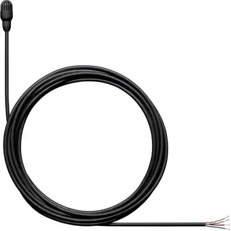 Shure TL47B/O-NC-A TwinPlex Omnidirectional Lavalier Microphone (Black, Low Sensitivity, No Connector / Pigtail Leads) Microphones Shure