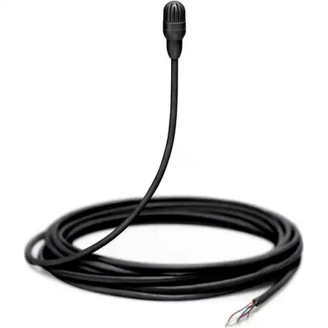 Shure TL47B/O-NC-A TwinPlex Omnidirectional Lavalier Microphone (Black, Low Sensitivity, No Connector / Pigtail Leads) Microphones Shure