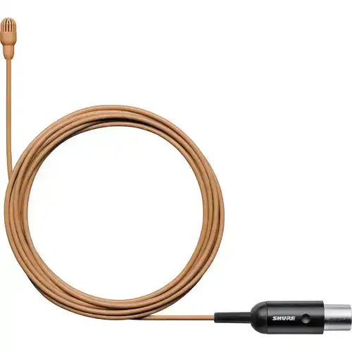 Shure TL47C/O-LEMO TwinPlex Omnidirectional Subminiature Lavalier Microphone (Cocoa, LEMO) Microphones Shure