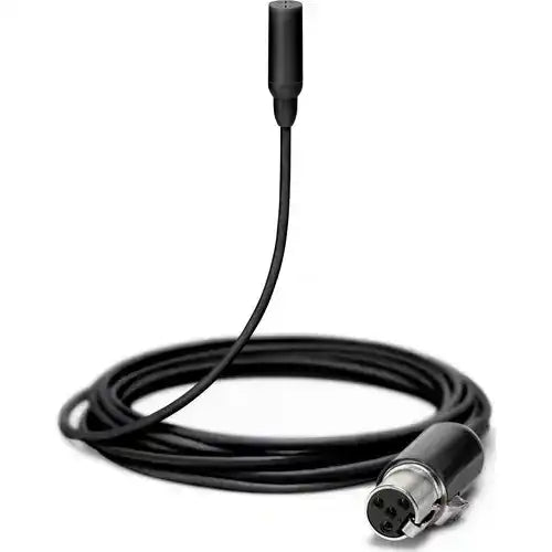Shure TL48B/O-MDOT-A TwinPlex Omnidirectional Subminiature Lavalier Microphone (Black, Microdot) Microphones Shure