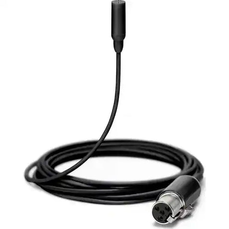 Shure TL48B/O-MDOT-A TwinPlex Omnidirectional Subminiature Lavalier Microphone (Black, Microdot) Microphones Shure