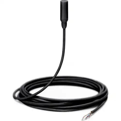 Shure TwinPlex TL48B/O-NC-A Omnidirectional Lavalier Microphone with Accessories (Black, Pigtail) Microphones Shure