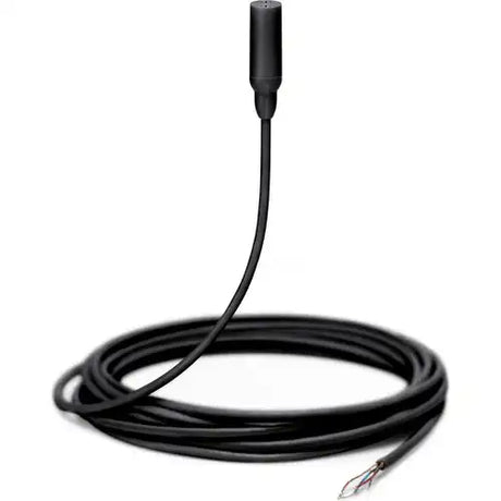 Shure TwinPlex TL48B/O-NC-A Omnidirectional Lavalier Microphone with Accessories (Black, Pigtail) Microphones Shure