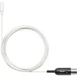 Shure TL48W/O-MTQG-A TwinPlex Omnidirectional Subminiature Lavalier Microphone (White, TA4F) Microphones Shure