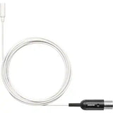 Shure TL48W/O-MTQG-A TwinPlex Omnidirectional Subminiature Lavalier Microphone (White, TA4F) Microphones Shure