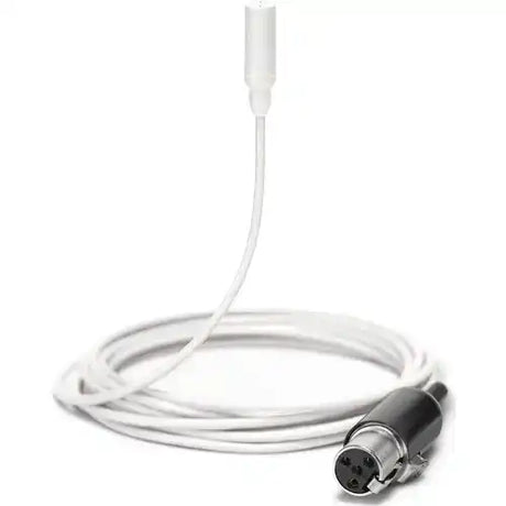 Shure TL48W/O-MTQG-A TwinPlex Omnidirectional Subminiature Lavalier Microphone (White, TA4F) Microphones Shure