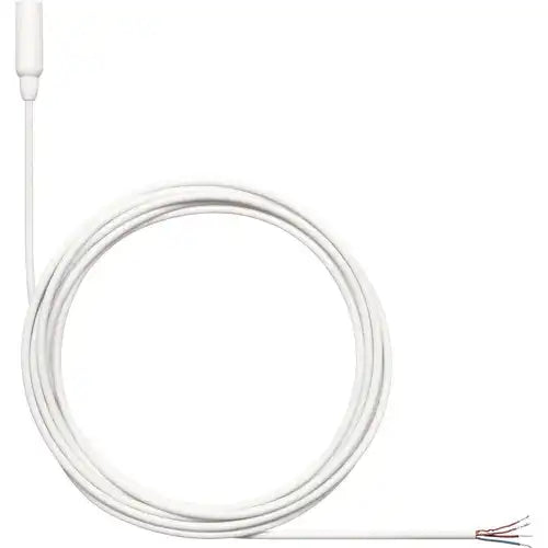 Shure TwinPlex TL48W/O-NC-A Omnidirectional Lavalier Microphone with Accessories (White, Pigtail) Microphones Shure
