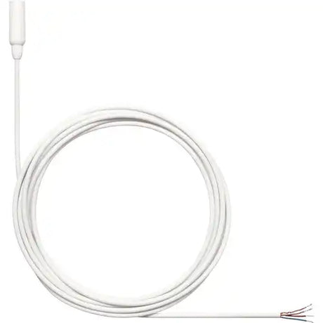 Shure TwinPlex TL48W/O-NC-A Omnidirectional Lavalier Microphone with Accessories (White, Pigtail) Microphones Shure