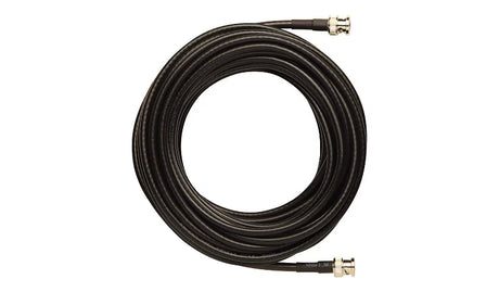 Shure UA850 Antenna Extension Cable - Professional 50-Foot RF Coaxial Cable with BNC Connectors for Remote Antenna Connections in Wireless Microphone Systems Microphones Shure