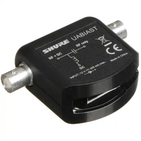 Shure UABIAST In-Line Power Supply with PS23US – 12V DC Bias Power Over BNC Coaxial Cable Microphones Shure