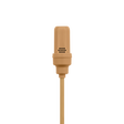 Shure UL4T/C-MTQG-A UniPlex Cardioid Subminiature Lavalier Microphone (Tan) Microphones Shure