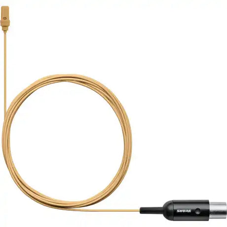 Shure UL4C/C-MTQG-A UniPlex Cardioid Subminiature Lavalier Microphone (Cocoa) Microphones Shure