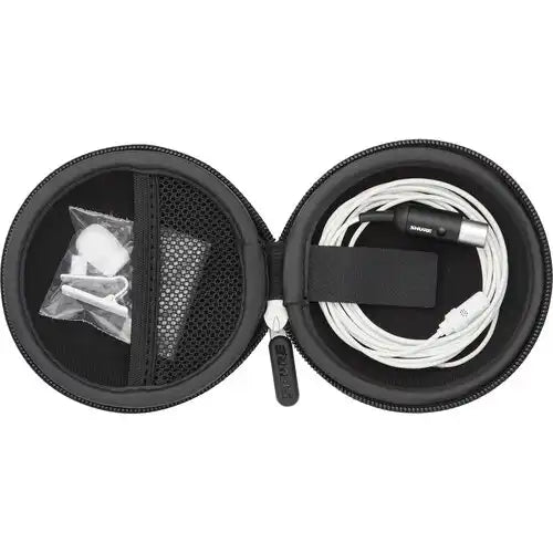 Shure UL4W/C-MTQG-A UniPlex Cardioid Subminiature Lavalier Microphone (White) Microphones Shure