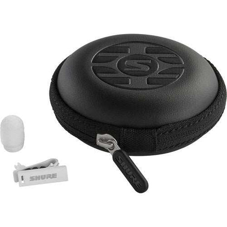 Shure UL4W/C-MTQG-A UniPlex Cardioid Subminiature Lavalier Microphone (White) Microphones Shure
