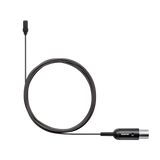 Shure UL4B/C-MTQG-A UniPlex Cardioid Subminiature Lavalier Microphone (Black) Microphones Shure