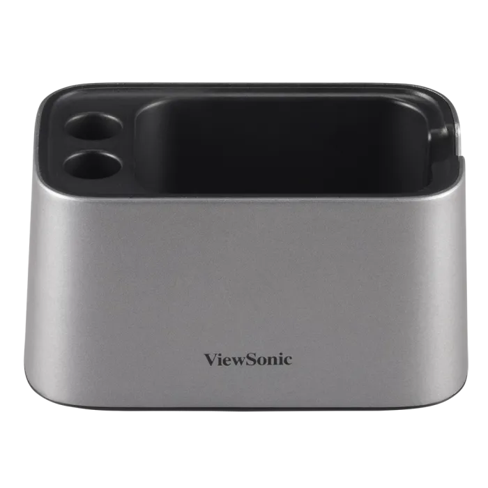 ViewSonic VB-BOX-001 ViewBoard Cast Cradle - Storage Dock for 3 Cast Buttons & 2 Pens, Grey/Black, IFP Accessory ViewSonic