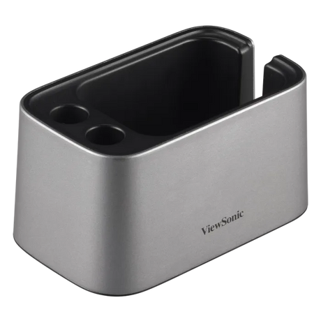 ViewSonic VB-BOX-001 ViewBoard Cast Cradle - Storage Dock for 3 Cast Buttons & 2 Pens, Grey/Black, IFP Accessory ViewSonic