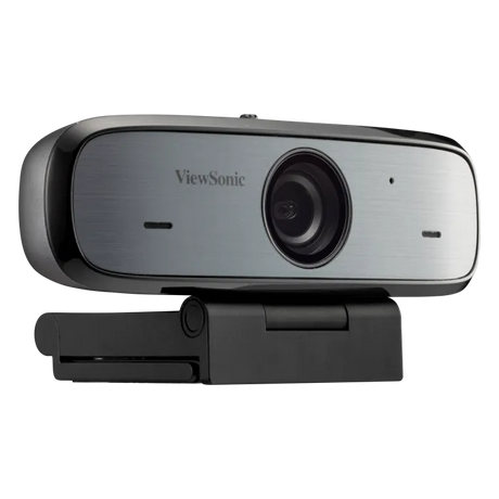 ViewSonic VB-CAM-002 Full HD 1080p USB Webcam with 90° FOV, Stereo Microphone, Privacy Shutter, 3-in-1 Mount ViewSonic