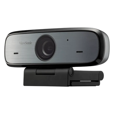 ViewSonic VB-CAM-002 Full HD 1080p USB Webcam with 90° FOV, Stereo Microphone, Privacy Shutter, 3-in-1 Mount ViewSonic