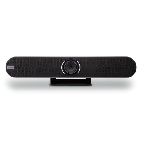 ViewSonic VB-CAM-201 All-in-One 4K UHD 120° Wide-Angle Video Conferencing Camera with AI Voice Tracking, 5x Zoom, 4-Mic Array, 8W Speaker, Bluetooth 5.0 ViewSonic