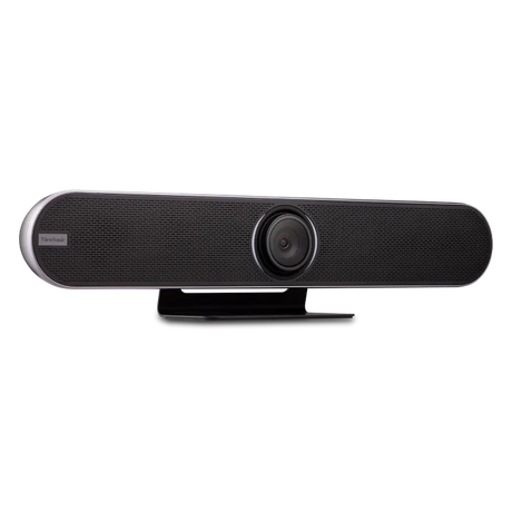 ViewSonic VB-CAM-201 All-in-One 4K UHD 120° Wide-Angle Video Conferencing Camera with AI Voice Tracking, 5x Zoom, 4-Mic Array, 8W Speaker, Bluetooth 5.0 ViewSonic