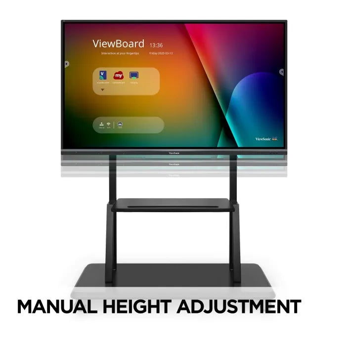 ViewSonic VB-STND-001 Display Stand - Professional Floor Stand for Interactive Flat Panels and Commercial Large-Format Displays ViewSonic