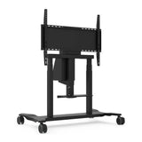 ViewSonic VB-STND-007 Electric Height Adjustable Mobile Cart, Black, 22" Motorized Lift, 360° Swivel, VESA 400x200 to 800x600mm, 15 lb Laptop Tray for 55"-86" Displays up to 165lbs TV & Monitor Mounts ViewSonic