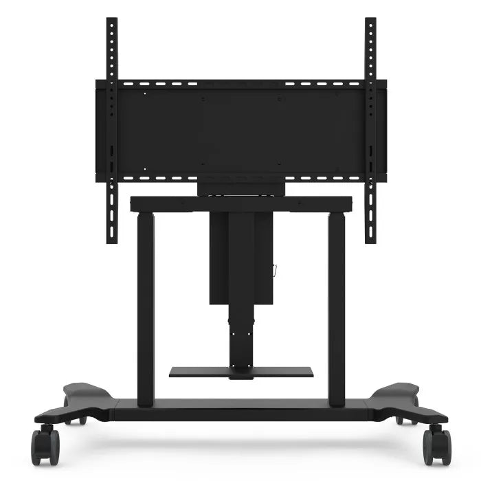 ViewSonic VB-STND-007 Electric Height Adjustable Mobile Cart, Black, 22" Motorized Lift, 360° Swivel, VESA 400x200 to 800x600mm, 15 lb Laptop Tray for 55"-86" Displays up to 165lbs TV & Monitor Mounts ViewSonic