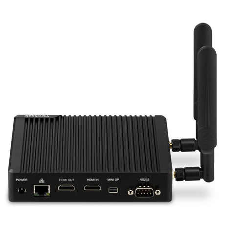 ViewSonic VBS200-A ViewBoard Smart AV Controller - Black, vCast License, 4K HDMI 2.0 Out, RS232, PoE, Wi-Fi Built-In, Quad-Core CPU ViewSonic