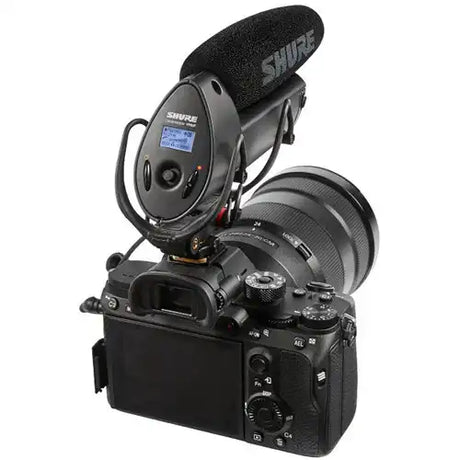 Shure VP83F LensHopper Camera-Mount Condenser Microphone with Integrated Flash Recording Microphones Shure