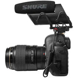 Shure VP83F LensHopper Camera-Mount Condenser Microphone with Integrated Flash Recording Microphones Shure