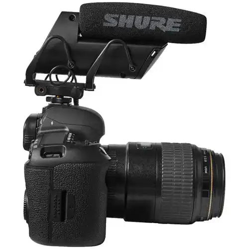 Shure VP83F LensHopper Camera-Mount Condenser Microphone with Integrated Flash Recording Microphones Shure