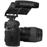 Shure VP83F LensHopper Camera-Mount Condenser Microphone with Integrated Flash Recording Microphones Shure