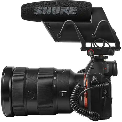 Shure VP83F LensHopper Camera-Mount Condenser Microphone with Integrated Flash Recording Microphones Shure