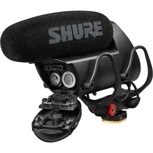 Shure VP83F LensHopper Camera-Mount Condenser Microphone with Integrated Flash Recording Microphones Shure