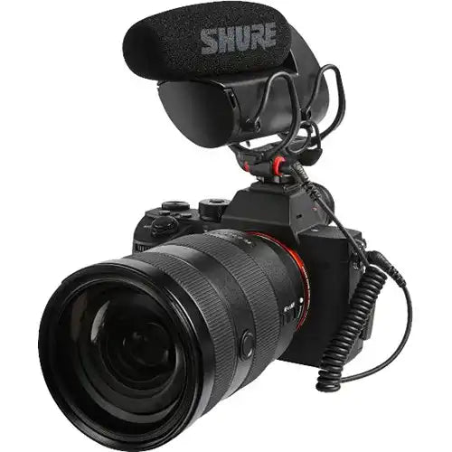 Shure VP83F LensHopper Camera-Mount Condenser Microphone with Integrated Flash Recording Microphones Shure