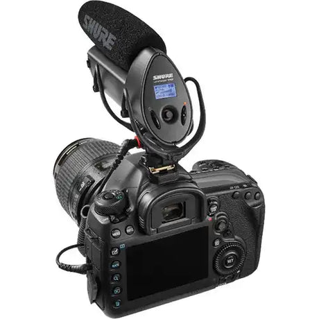 Shure VP83F LensHopper Camera-Mount Condenser Microphone with Integrated Flash Recording Microphones Shure