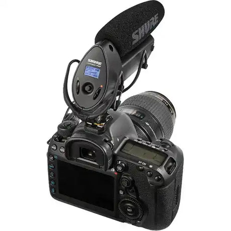 Shure VP83F LensHopper Camera-Mount Condenser Microphone with Integrated Flash Recording Microphones Shure