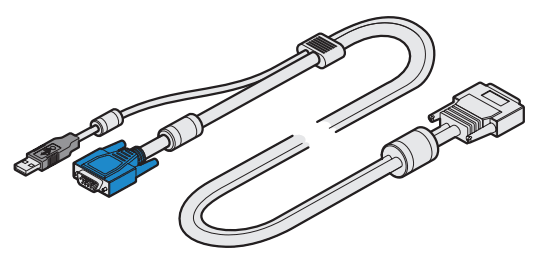 Adder VSCD7-HDM Secure Video/USB KVM Cable