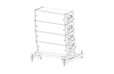 JBL Professional VTX A12 VT GND – Vertical Transporter Ground Stack Outrigger