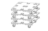 JBL VTX B18 ACC – Accessory Casterboard and Protective Cover for JBL B18