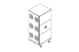 JBL Professional VTX B18 VT CVR – Heavy-Duty Vertical Transporter Cover for B18