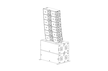 JBL VTX V20 BP Base Plate for VTX V20 Arrays Speakers JBL Professional