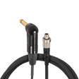 Shure WA309 Right-Angle LEMO Instrument Cable – 3' (0.9 m), 1/4" TS to 3-Pin LEMO3 Microphones Shure